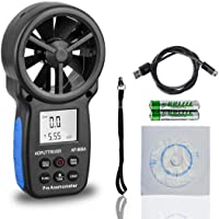 Anemómetro digital AP-866A USB CFM Meter mida con precisión la temperatura del viento-velocidad del enfriamiento del…